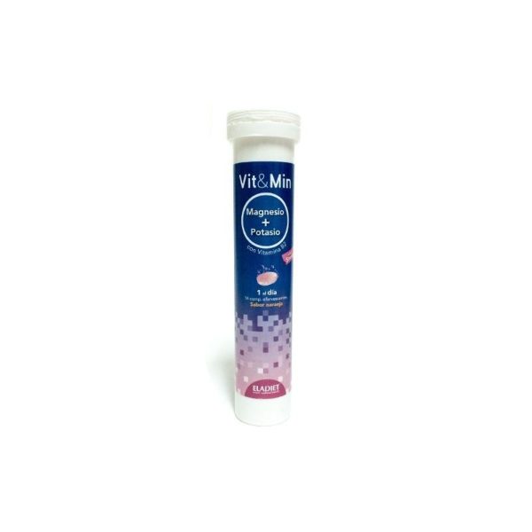 Vit&Min Magnesio + Potassio 14 Compresse Sapore Arancione Eladiet