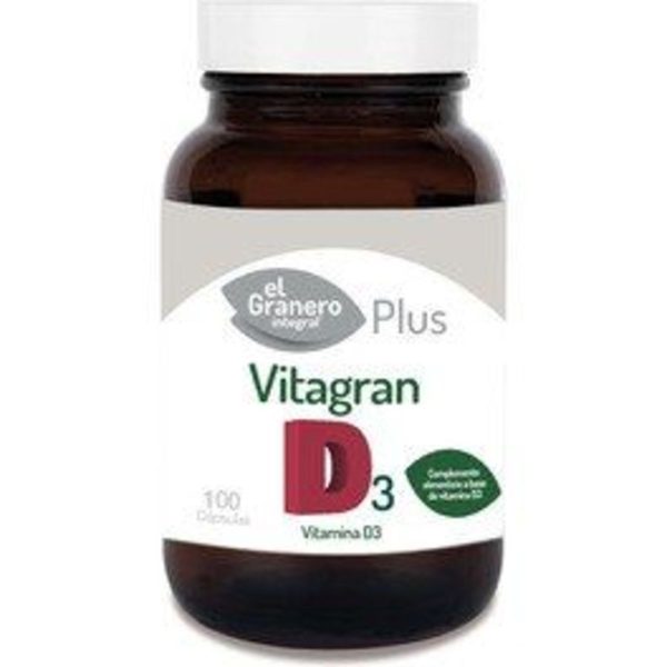 Vitagran D3 100 Mcg 4000Ui 100 capsules El granero supplementen