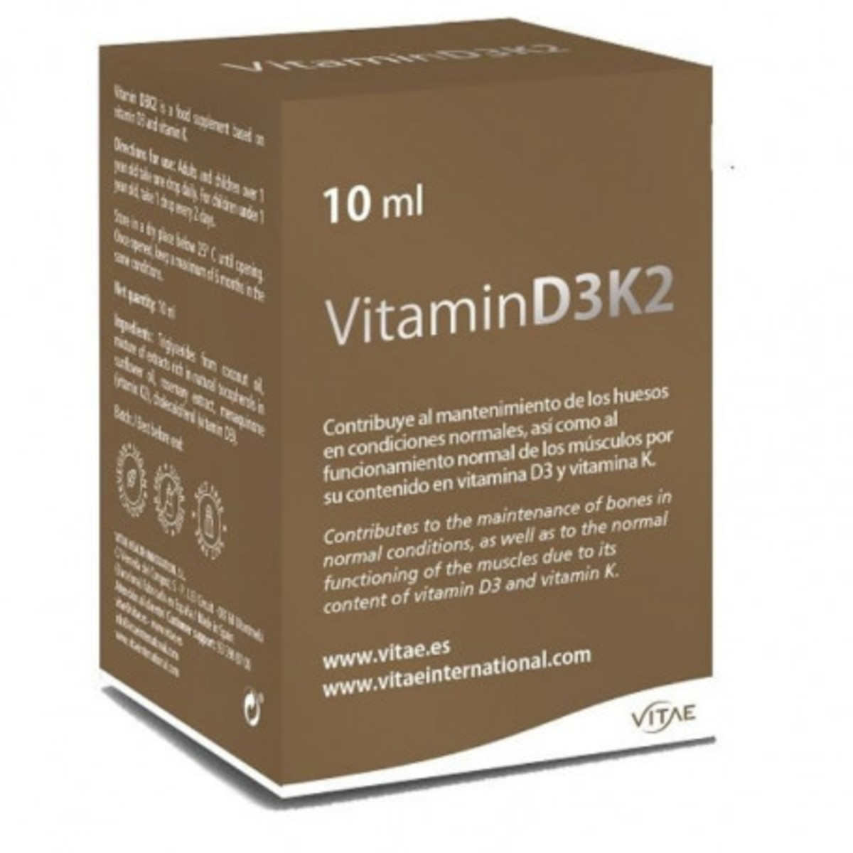 Vitamin D3K2 Vitae – 10ml