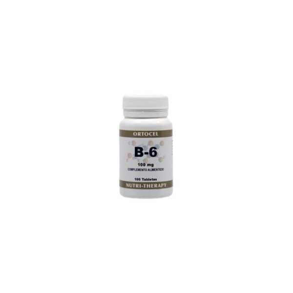 Vitamine B-6 100 Comprimés Ortocel Nutri-therapy