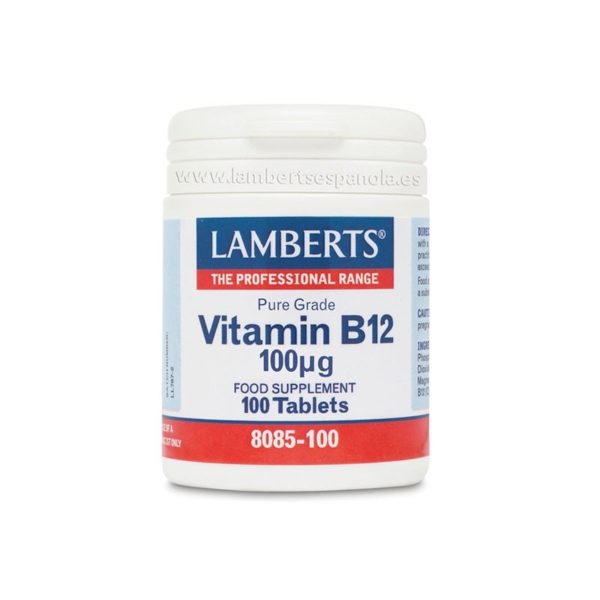 Vitamine B12 100 mcg 100 Comprimés Lamberts