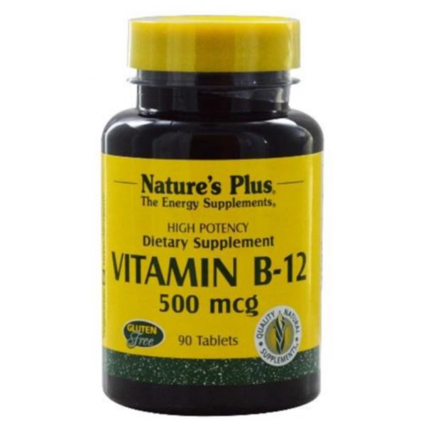 Vitamine B12 500 mg 90 comprimés Natures Plus