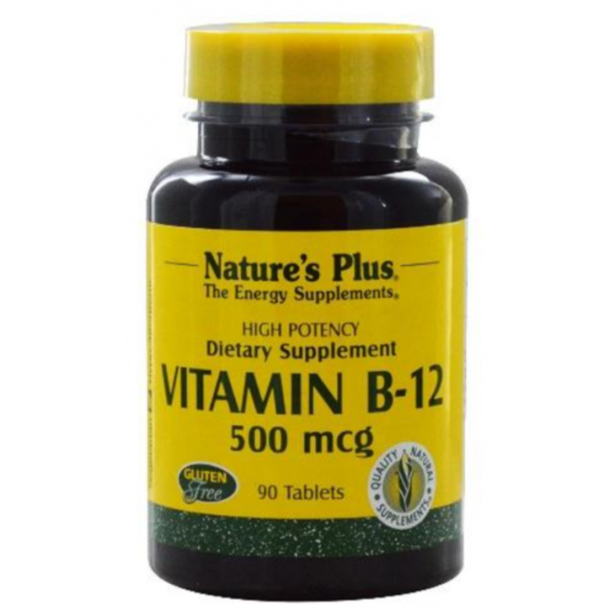 Vitamina B12 500 mg 90 Comprimidos Natures Plus