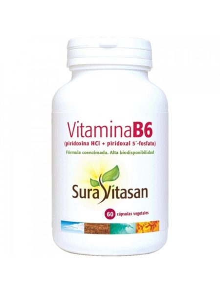Vitamine B6 60 Capsules Sura Vitasan