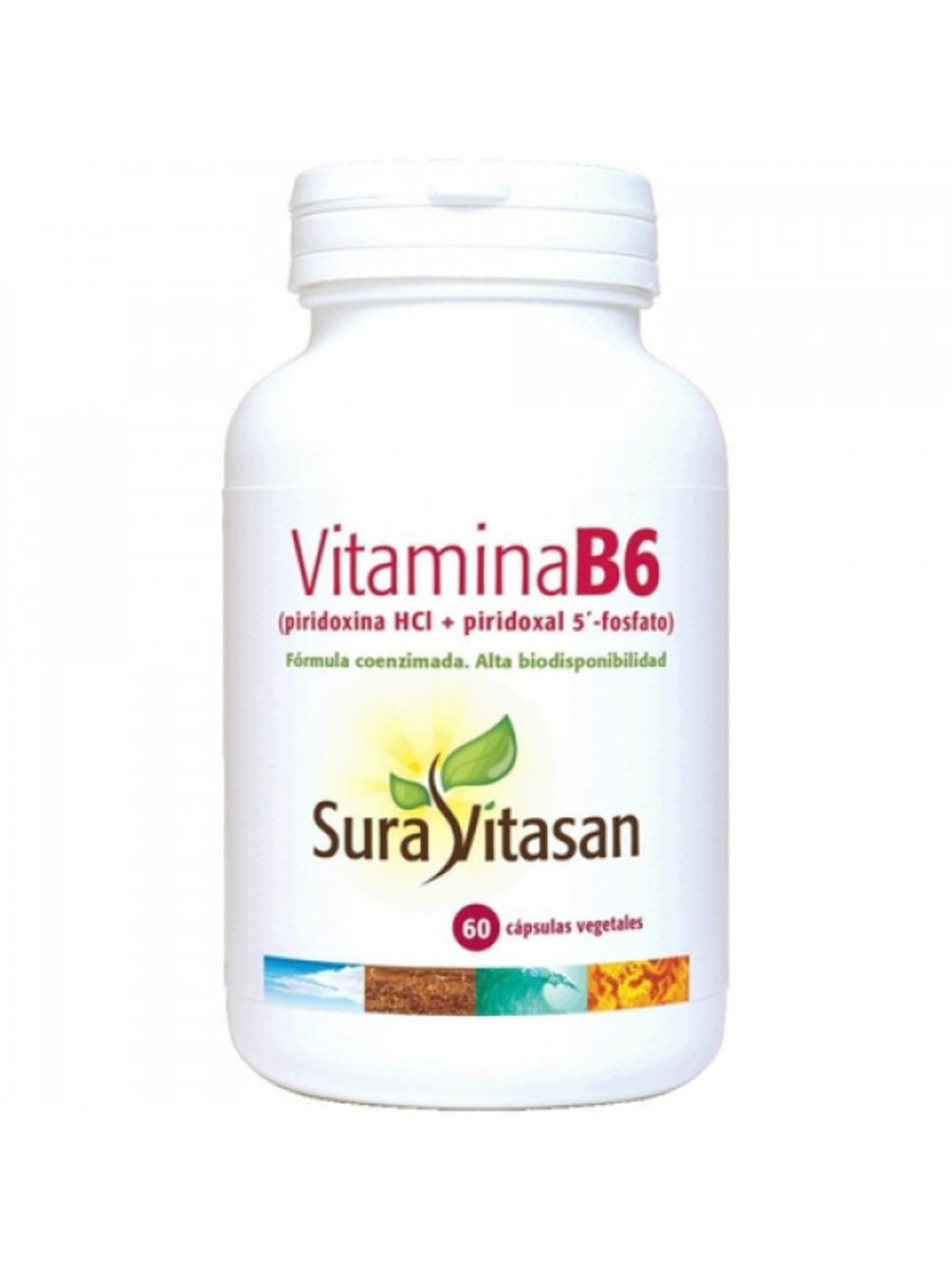 Vitamina B6 60 Cápsulas Sura Vitasan