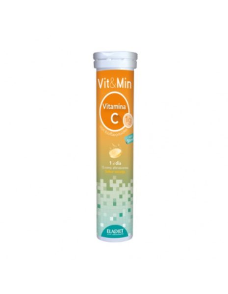 Vitamine C 15 bruisende tabletten met stevia Eladiet 15 tabletten