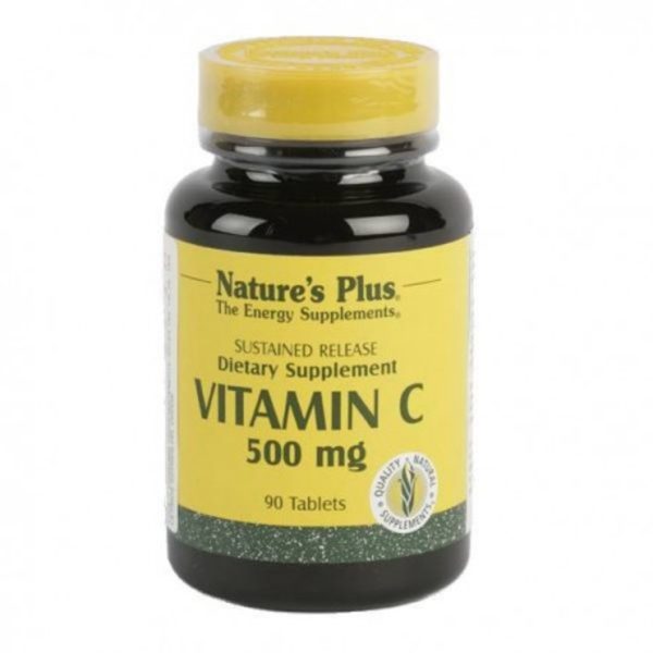Vitamine C 500 mg + Rozenbottel 90 Tabletten Natures Plus