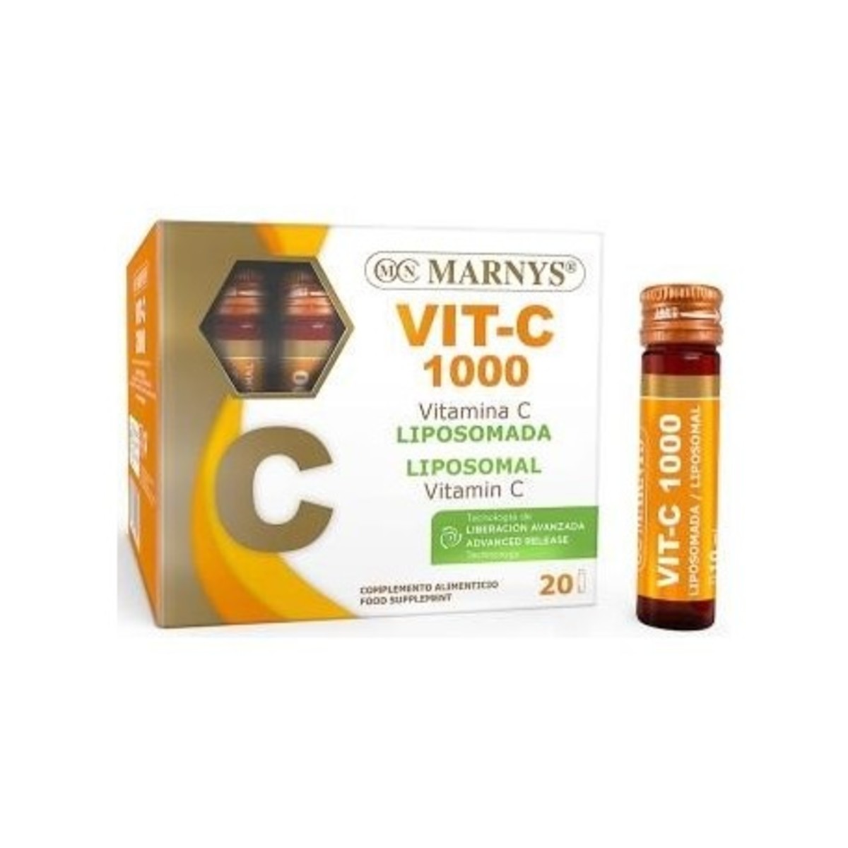 Vitamina C Liposomada 1000mg Marnys