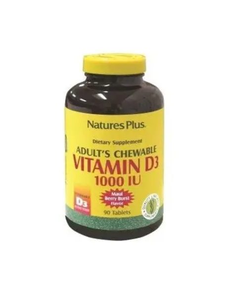 Vitamina D3 1000 Iu 90 Compresse Masticabili Natures Plus