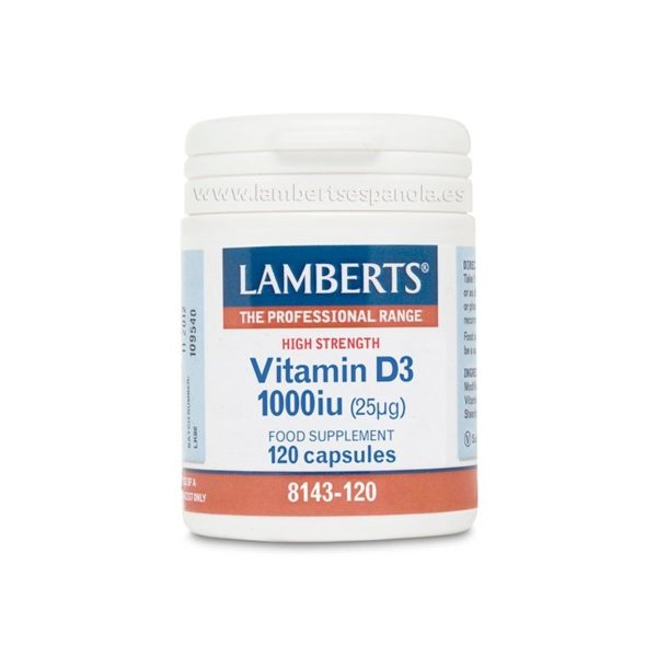 Vitamina D3 1000 UI 120 Capsule Lamberts