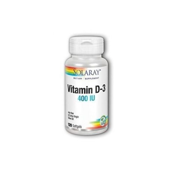 Vitamina D3 400 UI 120 Perle Solaray