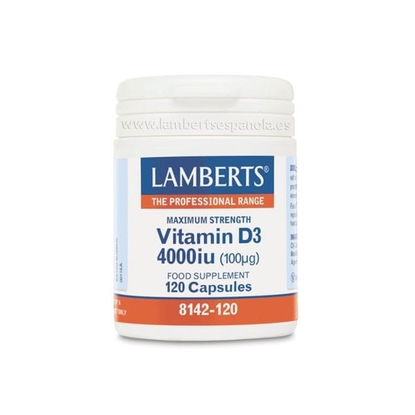 Vitamina D3 4000 UI 120 Capsule Lamberts