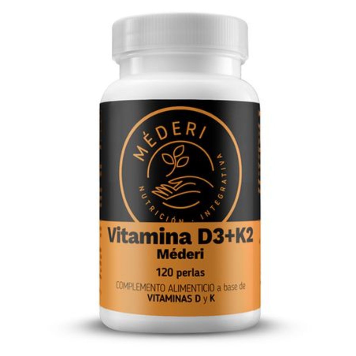 Vitamina D3 K2 120 perlas Mederi Nutrition