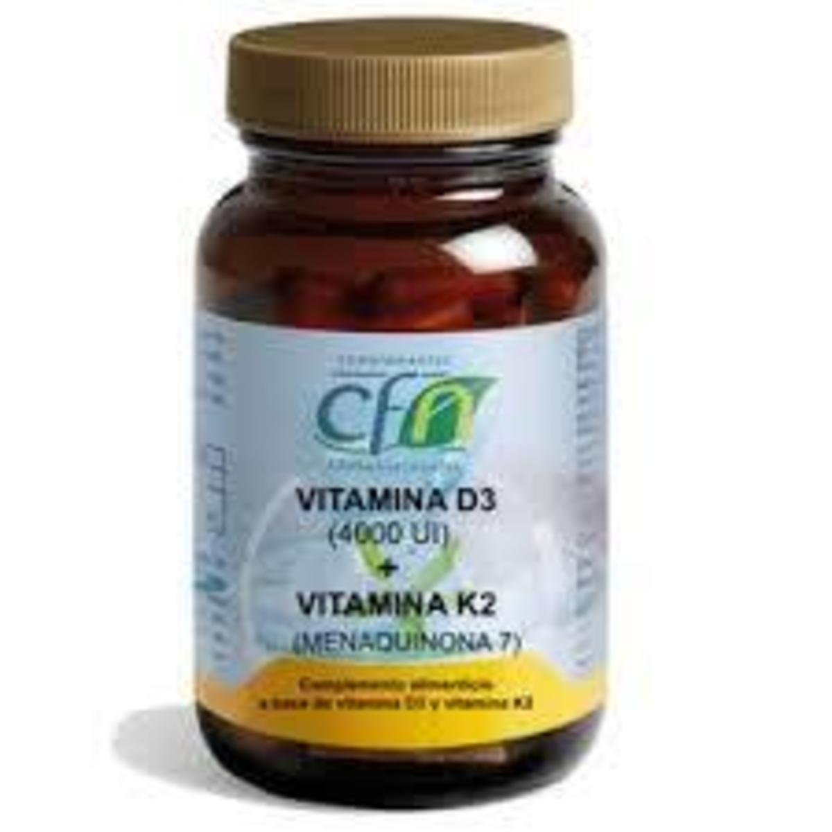 Vitamina D3 + K2 60 Cap CFN