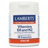Vitamin D3+k2 60 Tabletten Lamberts