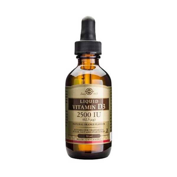 Vitamina D3 2500 Ui (62,5 Mcg) Solgar – 59ml