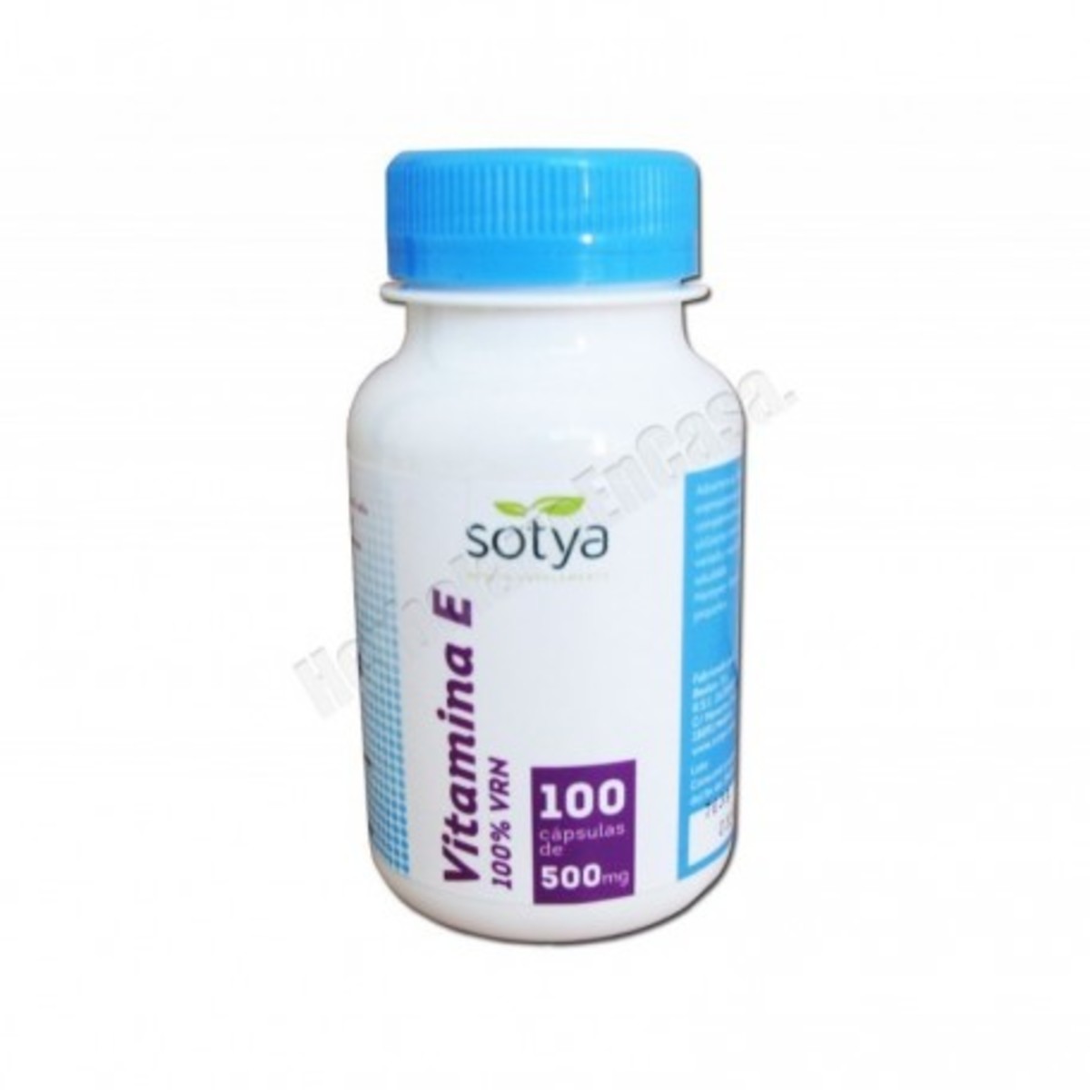 Vitamina E 100% 100 Cápsulas Sotya