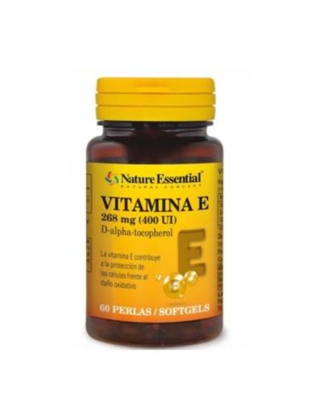 Vitamina E-400 U.I. Natural 60 perlas Nature Essential