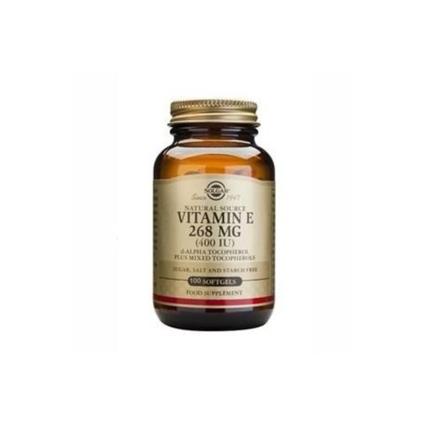 Vitamine E 400 UI 100 Capsules Solgar