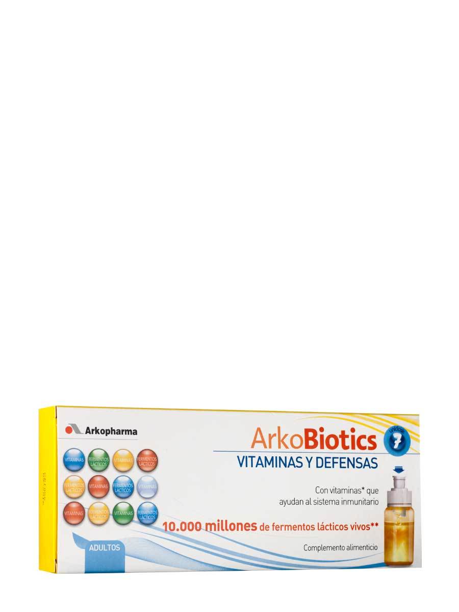 Vitaminas Y Defensas Para Adultos De Arkobiotics 7 Dosis
