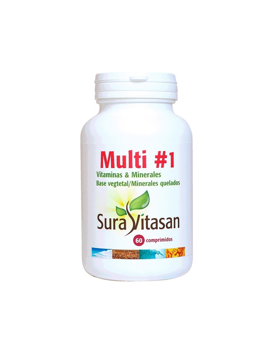 Vitaminas y Minerales 60 Comprimidos Sura Vitasan 1 Multi