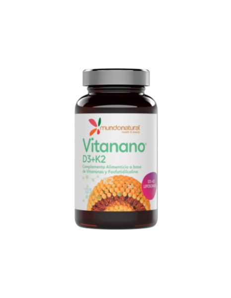 Vitanano D3 K2 30 capsules Mundo Natural