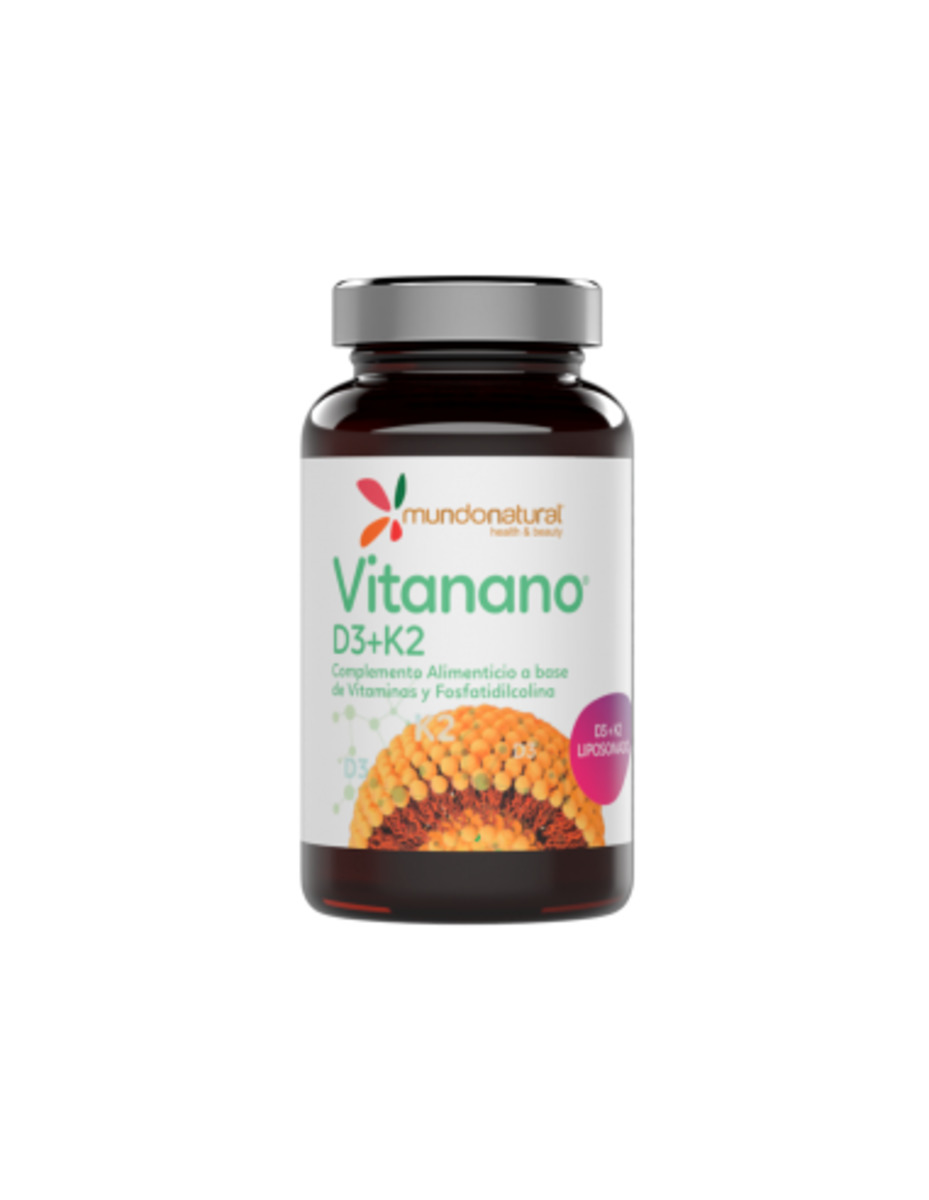 Vitanano D3 K2 30 cápsulas Mundo Natural
