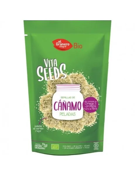 Vitaseeds Hanfsamen geschält Bio El Granero Integral – 200g
