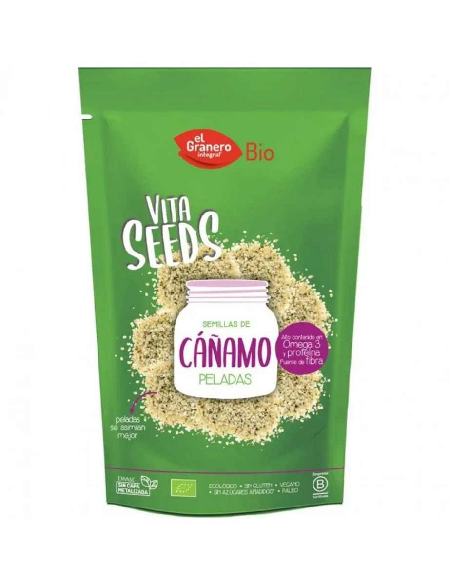 Vitaseeds Semi Canapa Pelata Bio El Granero Integral – 200g