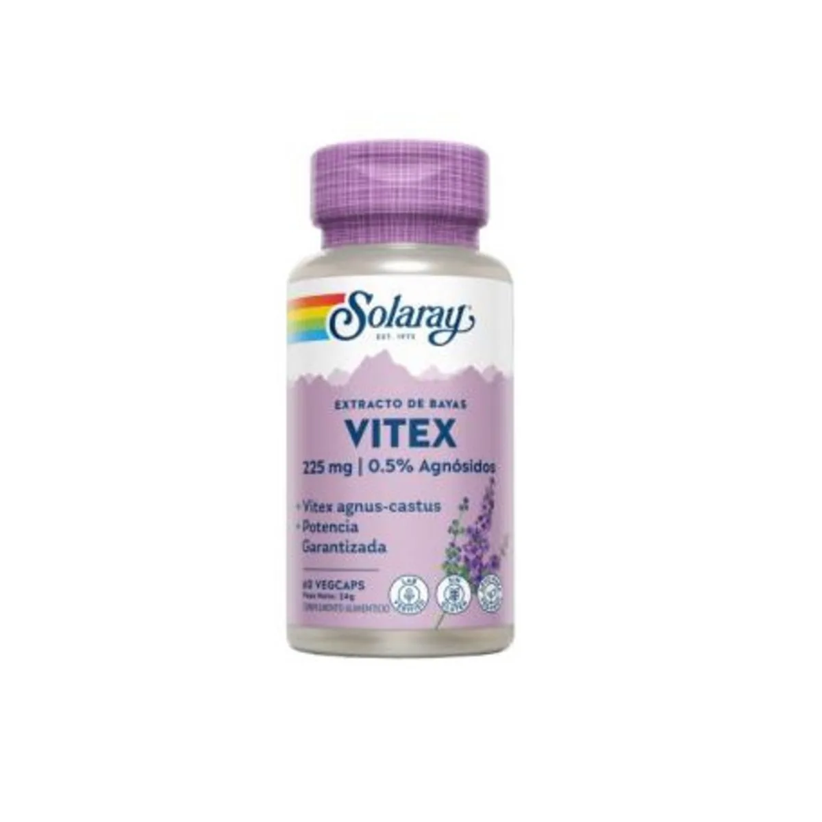 Vitex agnus castus 60 kapsułek Solaray