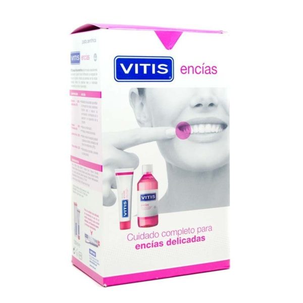 Vitis Ούλες Ευαίσθητες Πακέτο Οδοντόπαστα 100 ml + Στοματικό Διάλυμα 500 ml