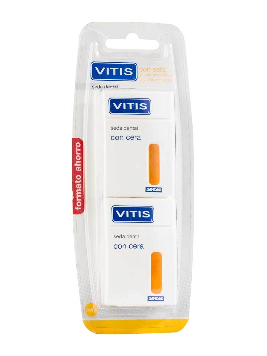 Vitis Seda Dental Con Cera Pack 2 Unidades