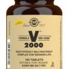 Φόρμουλα Πολυθρεπτικών Συστατικών Vm 2000 180 Ταμπλέτες – Solgar