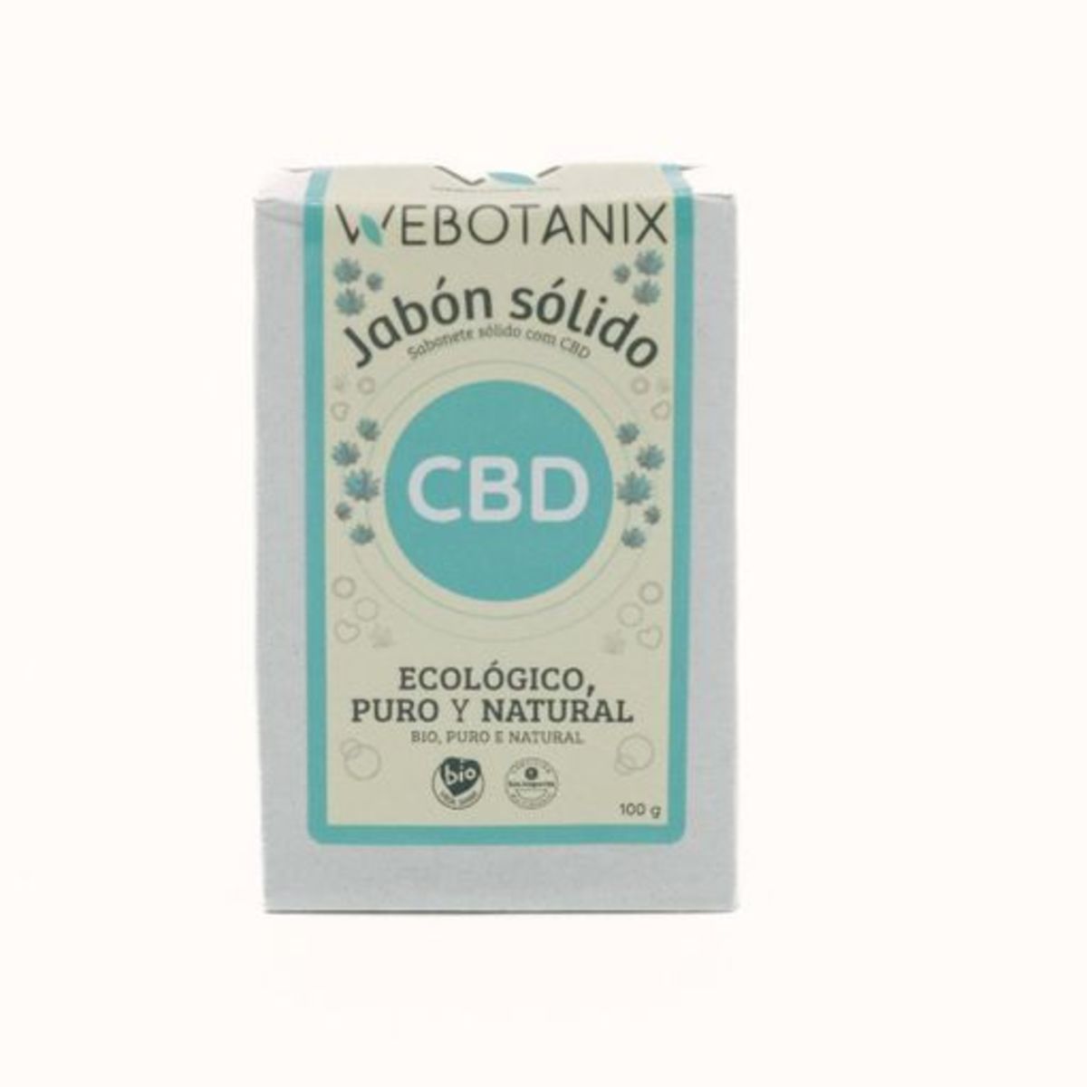 Webotanix jabón sólido CBD bio – 100g
