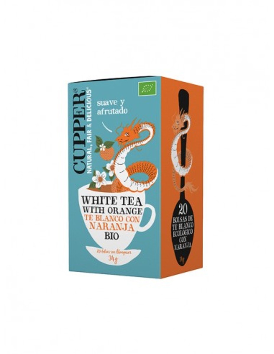 White Tea With Orange Bio 20 Bolsascupper