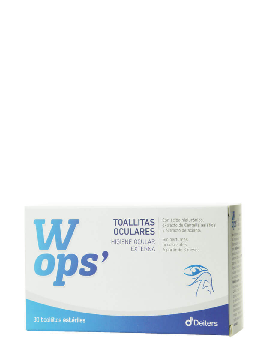 Wops toallitas oculares 30 unidades estériles