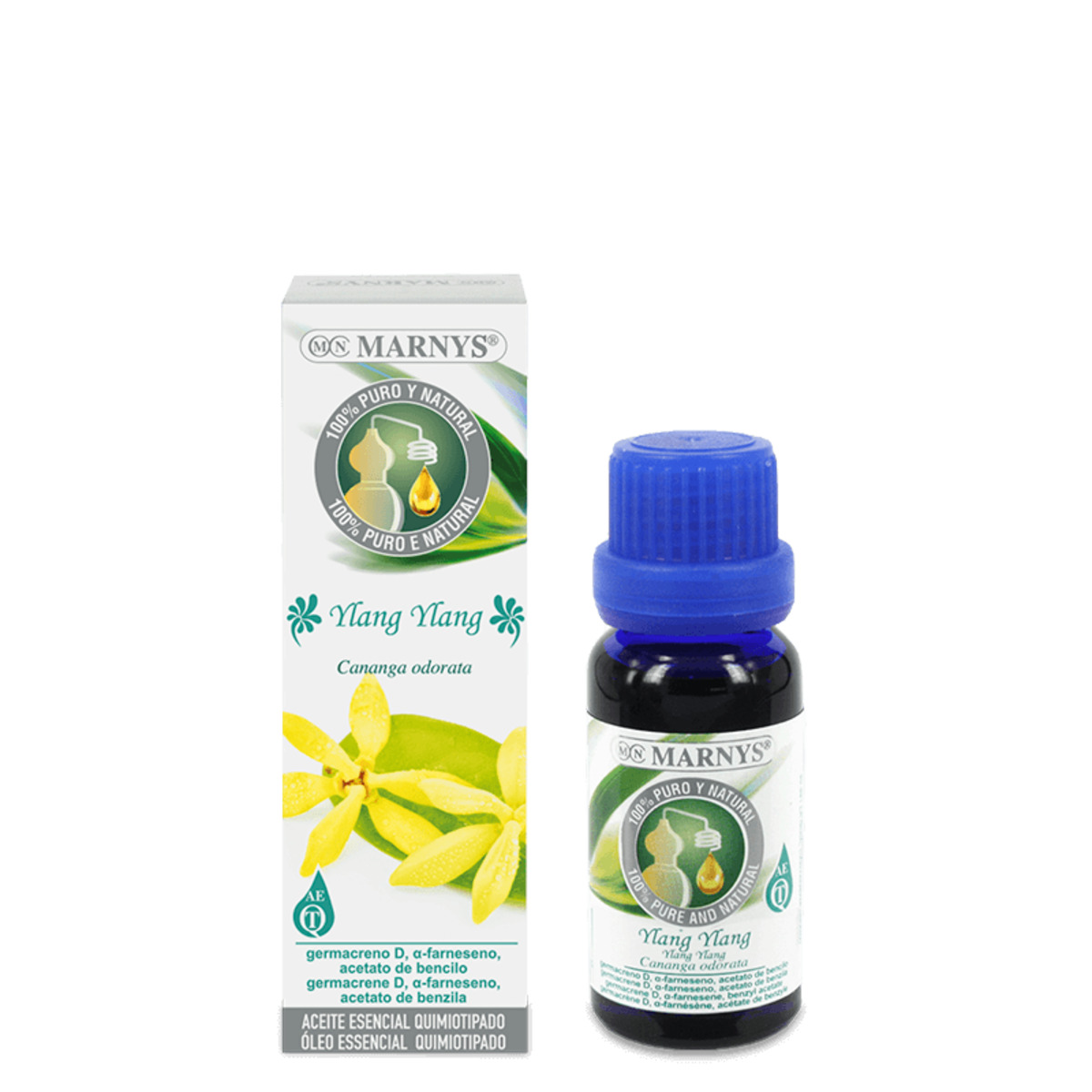 Ylang Ylang Lebensmittel-Ätherisches Öl Marnys – 15ml