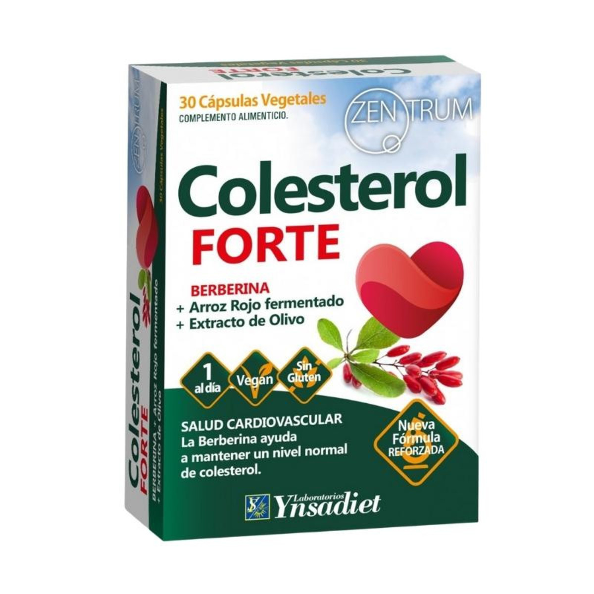 Ynsadiet – Colesterol Forte 30 Cápsulas Zentrum