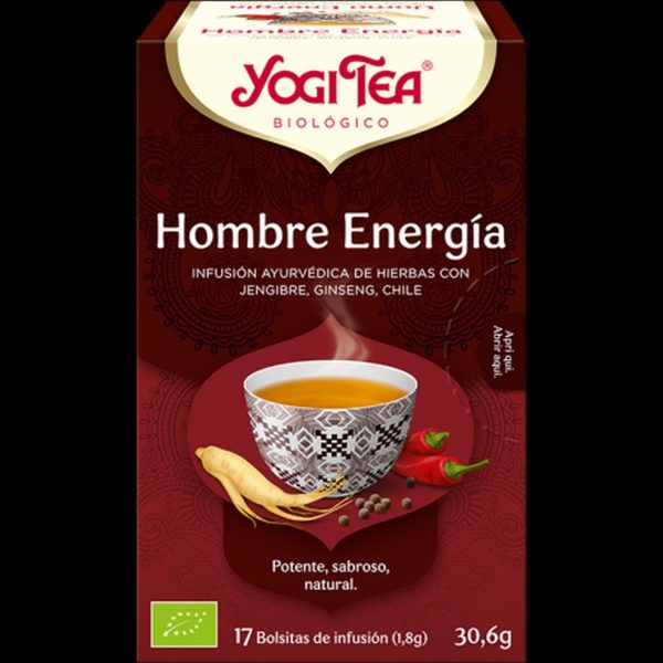 Yogi Tea biologique Homme énergie 17 Sachets