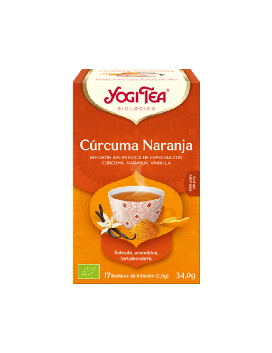 Yogi Tea Gurkmeja Apelsin 17 Påsar