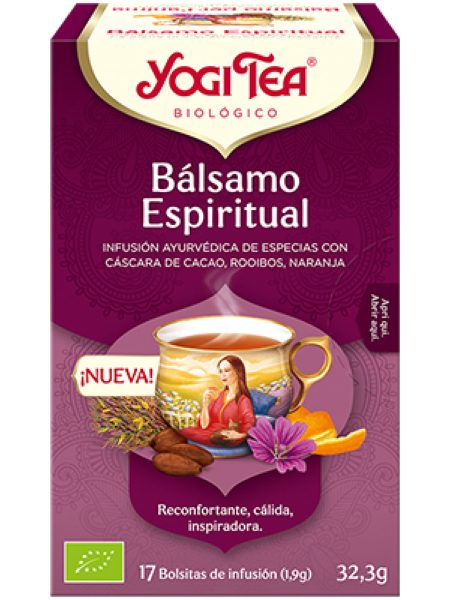 Yogi Tea Infusão Bálsamo Espiritual 17 sachês x 1, – 9g