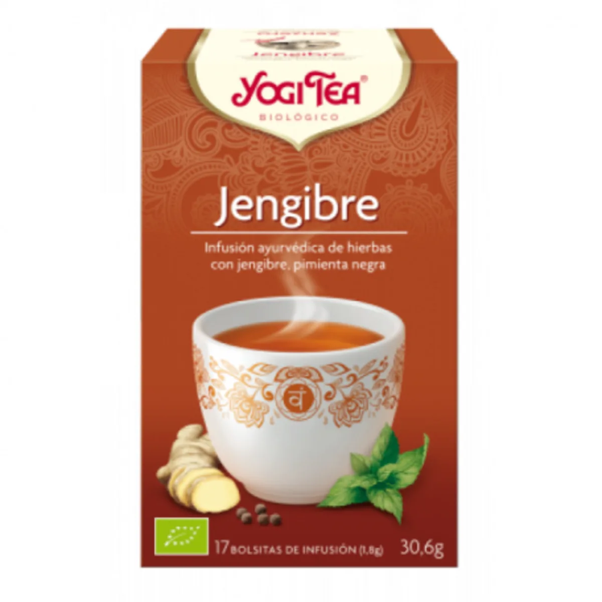 Yogi Tea Gember 17 Filters 1,r – 8g