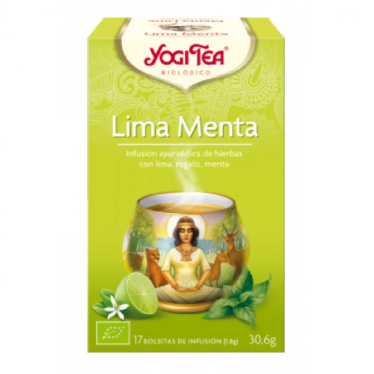 Yogi Tea Munt en Limoen 17 Filters 1,r – 8g