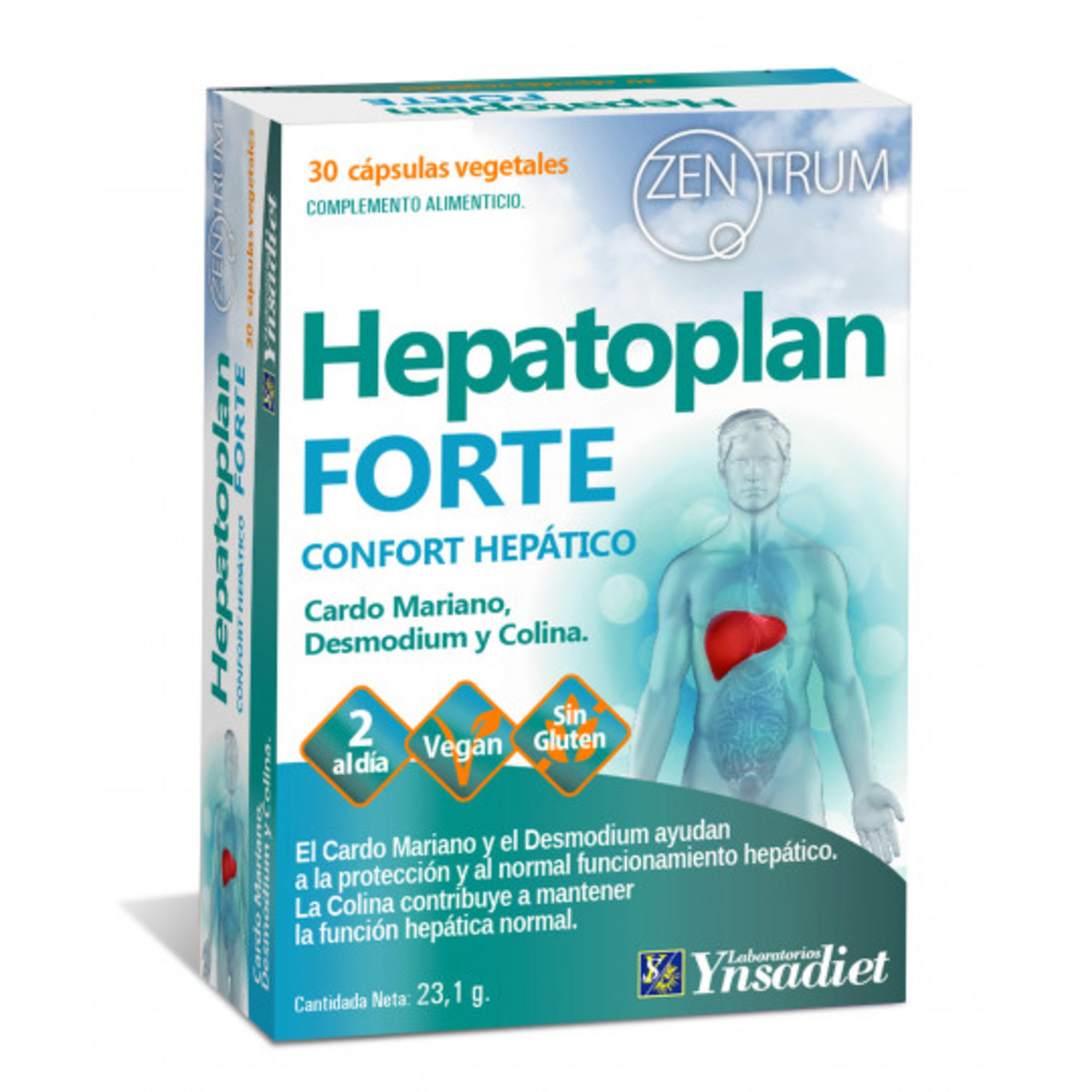Zentrum Hepatoplan Forte 30 Caps Ynsadiet