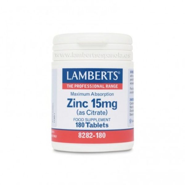 Zink (citraat) 15 mg 180 tabletten Lamberts