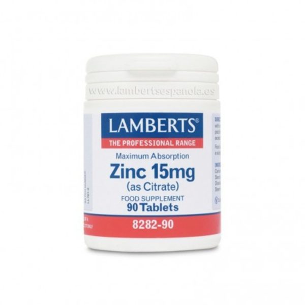 Zink (Citraat) 15mg 90 tabletten Lamberts