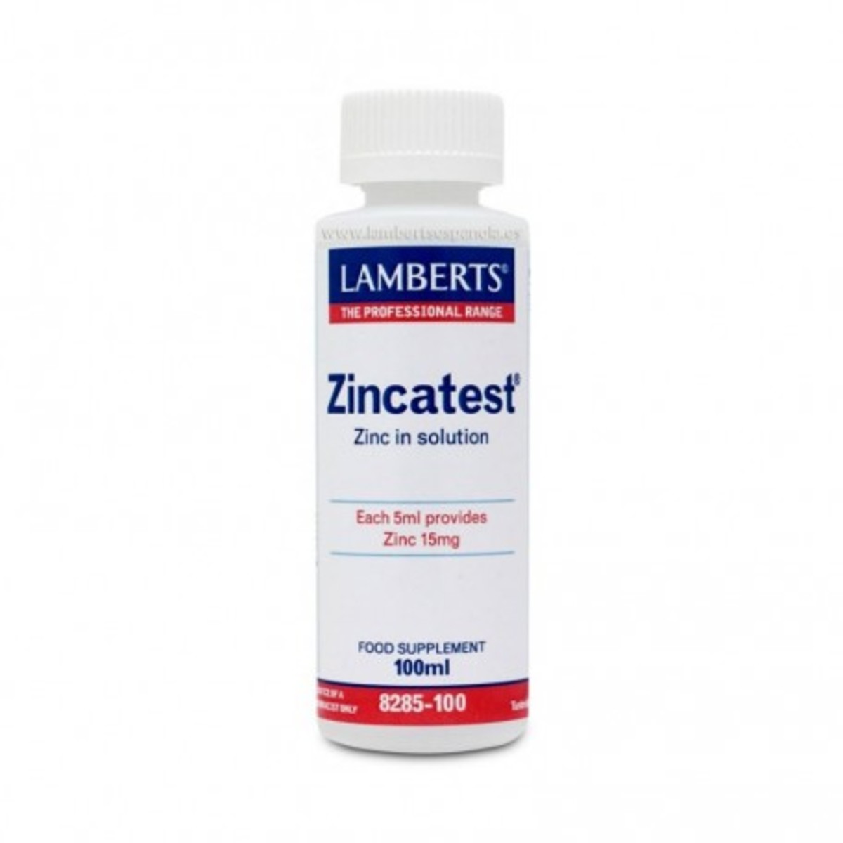 Zincatest líquido Lamberts – 100ml