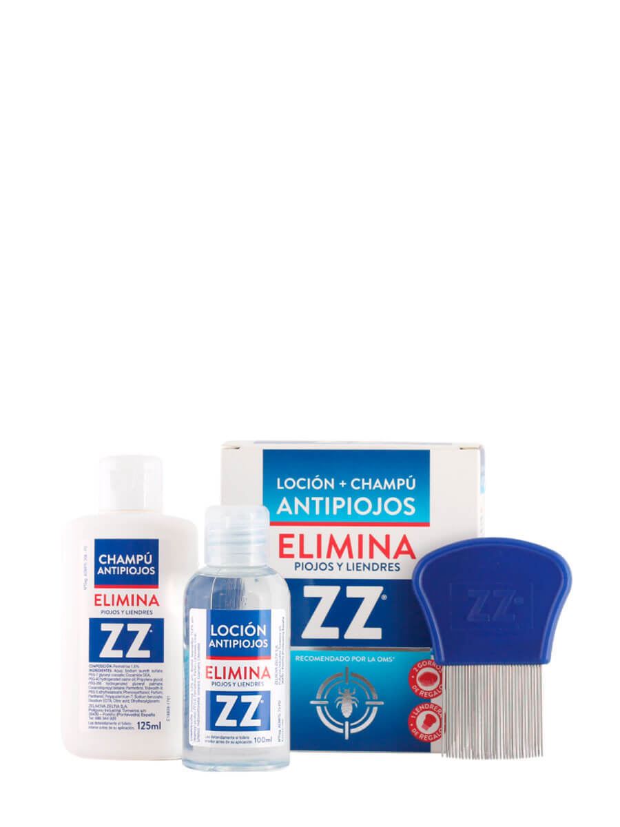 Zz loción 100 ml champú antipiojos 125 ml