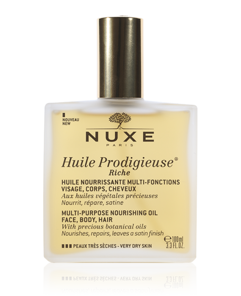 Nuxe Huile Prodigieuse Riche olio secco nutriente viso corpo capelli 100 ml