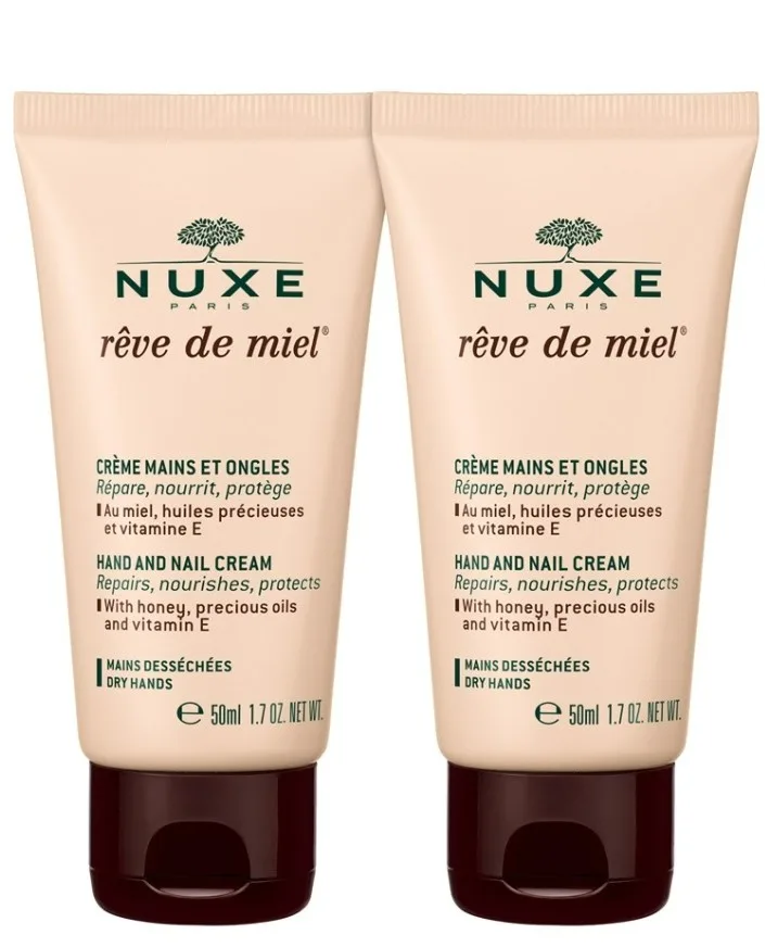 NUXE Rêve de Miel crème pour les mains et ongles duplo 2 x 50 ml